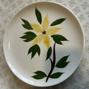 Vintage MCM Golden Jasmine Plates by Stetson Set of 4